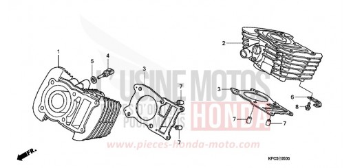 CYLINDRE XL125V8 de 2008